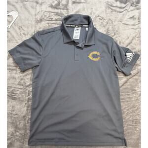 Adidas Aeroready Grey Chicago‎ Bears NFL Golf Polo Size Medium